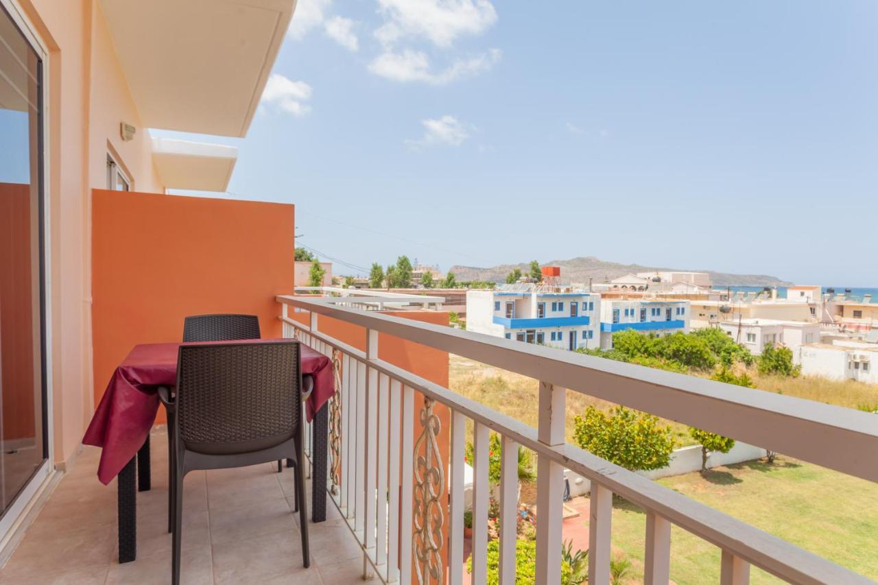 Christine Seaside Apartments In Chania Stalós Exterior foto