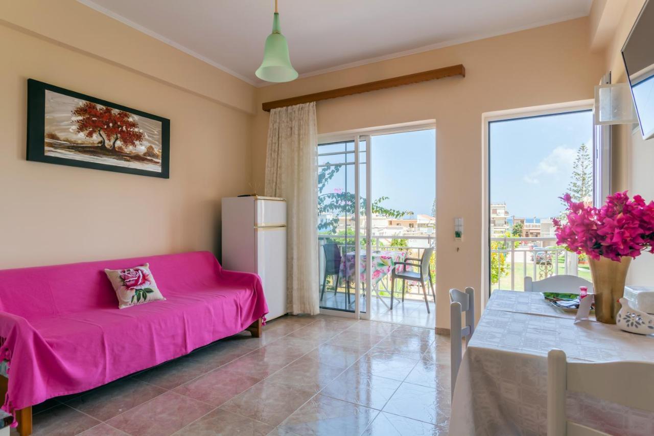 Christine Seaside Apartments In Chania Stalós Exterior foto